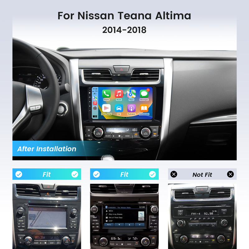 Dasaita Android12 Car Stereo for Nissan Teana Altima 2014-2018 Wireless Carplay & Android Auto Car Radio| Qualcomm 665 | 9" QLED Screen | Wifi+4G LTE |6G+64G|DSP|GPS Navigation Head Unit| Optical Output