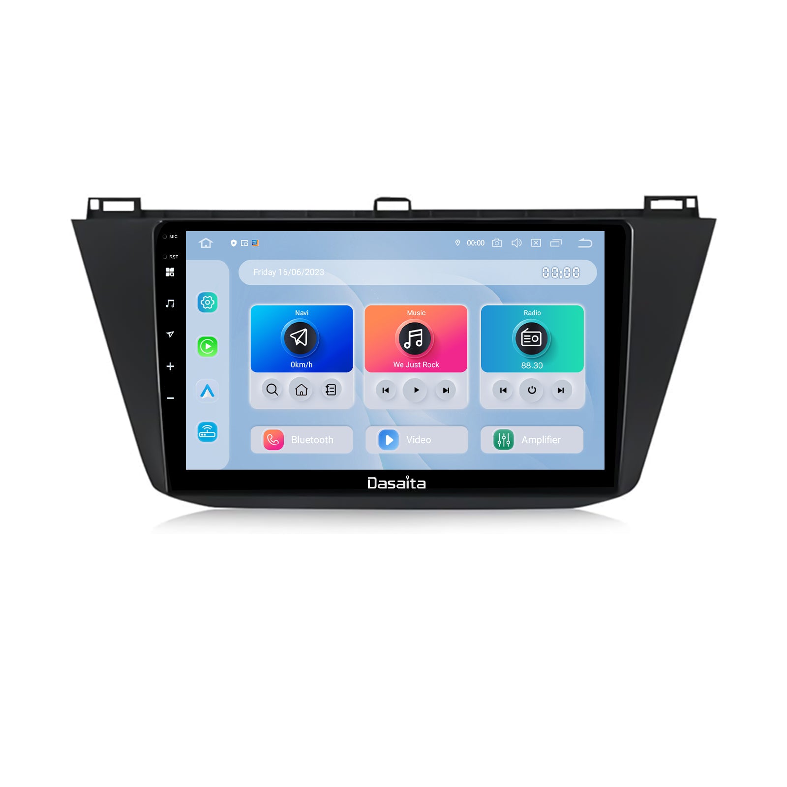 Dasaita Android 13 Car Stereo for VW Tiguan 2017-2019 Wireless Carplay & Android Auto Car Radio|Qualcomm 665|10.2" QLED Screen|Wifi+4G LTE|6G+64G|DTS|GPS Navigation Head Unit|Optical Output