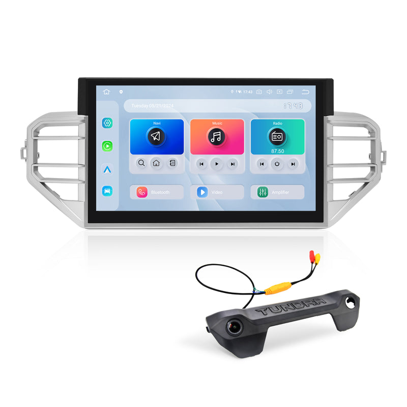 Dasaita for 2022-2024 Toyota Tundra Android 13 Car Stereo | Wireless CarPlay & 14.2" QLED Touchscreen | 4G LTE & 8GB RAM for Off-Road Audio|AHD Camera