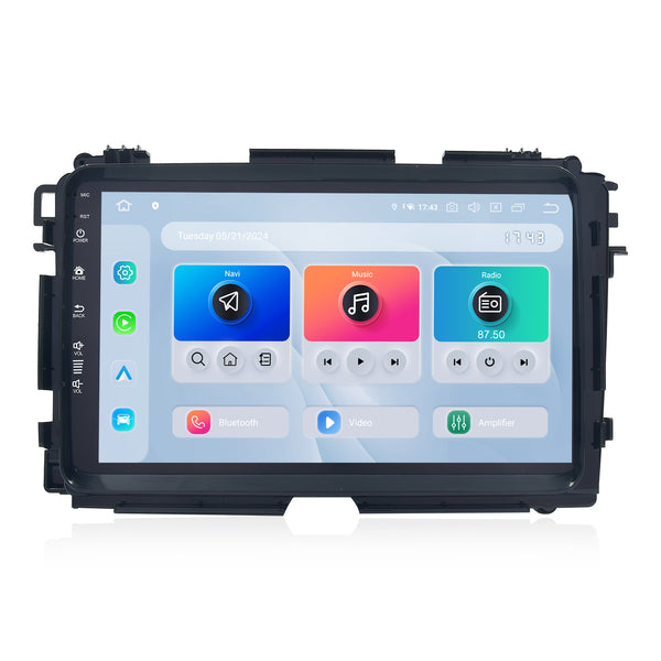 Dasaita Android13 Honda HR-V Vezel 2013-2022 9 inch QLED floating touchscreen keeps LaneWatch OEM camera