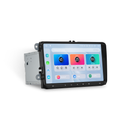 Dasaita Android 13 Car Stereo for VW Volkswagen Jetta Beetle Tiguan Touran Seat Golf Passat EOS | 9" QLED Double Din Touchscreen | Wireless CarPlay & Android Auto | GPS Navigation | WiFi 4G LTE | DTS Sound