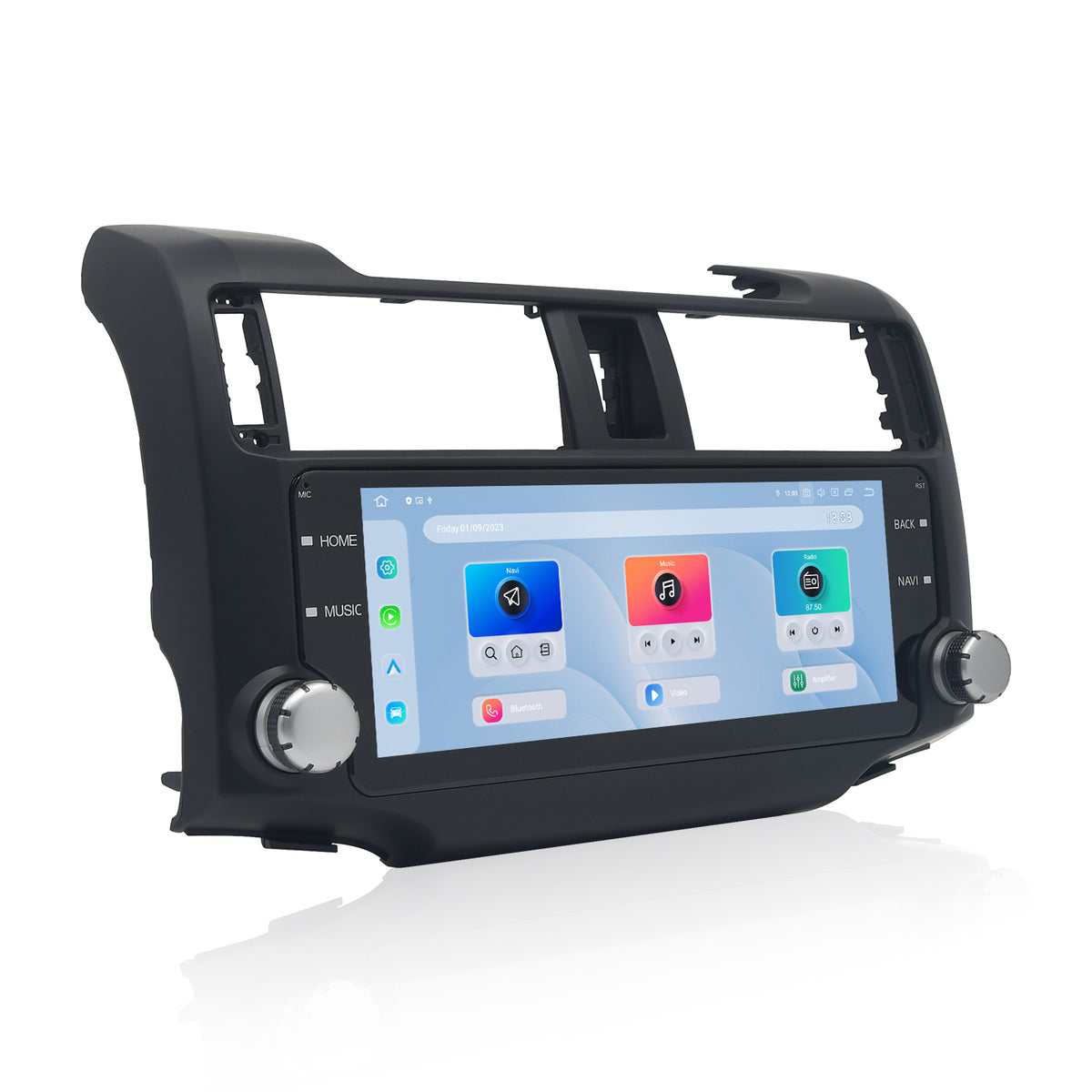 Dasaita Android13 Toyota 4Runner 2010-2023 10.25 inch 2K QLED physical knob wireless CarPlay TDA7808 amp