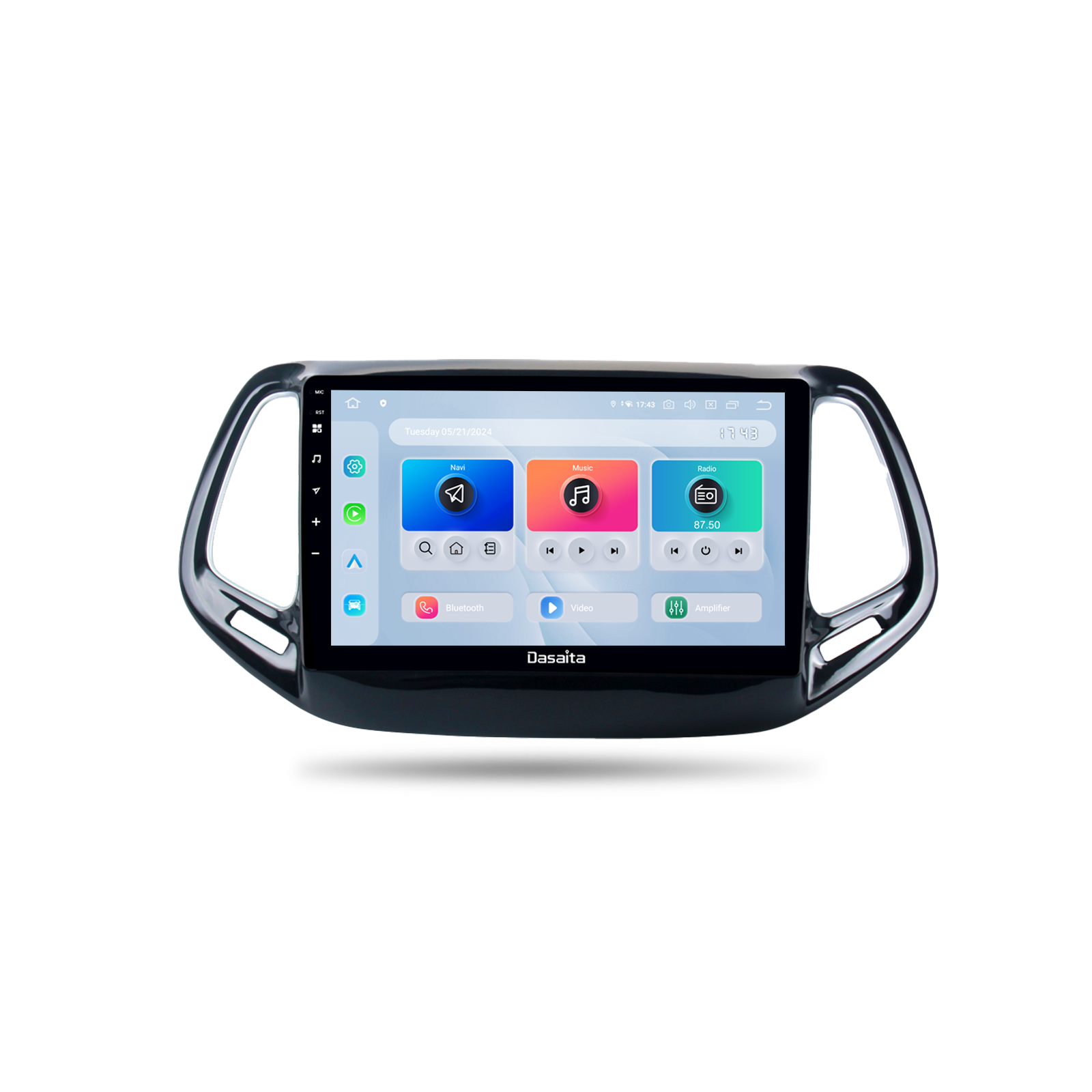 Dasaita Android13 Car Stereo for Jeep Compass 2016-2018 Wireless Carpl