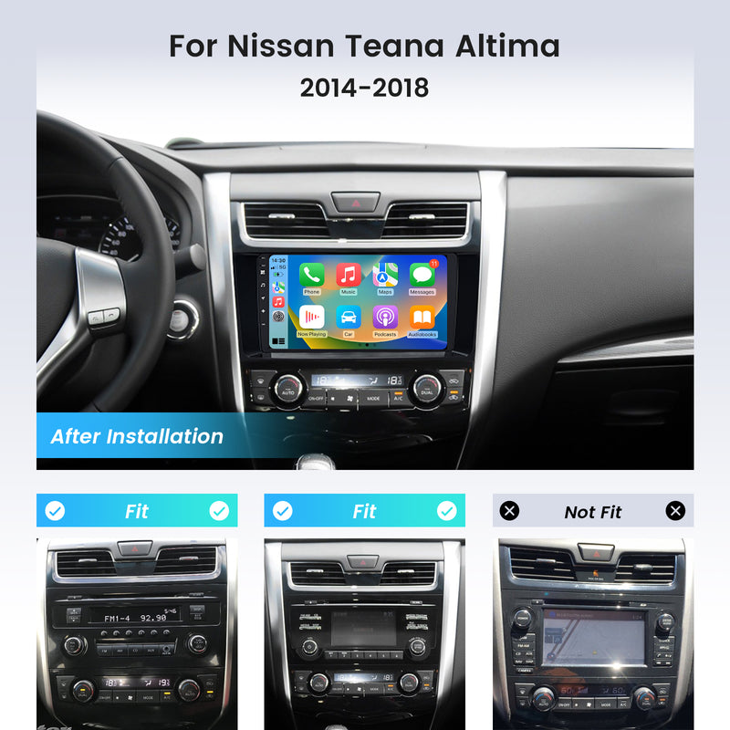 Dasaita Android12 Car Stereo for Nissan Teana Altima 2014-2018 Wireless Carplay & Android Auto Car Radio| Qualcomm 665 | 9" QLED Screen | Wifi+4G LTE |6G+64G|DSP|GPS Navigation Head Unit| Optical Output
