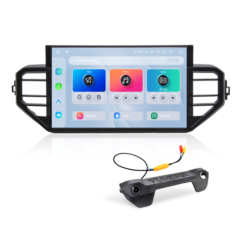 Dasaita for 2022-2024 Toyota Tundra Android 13 Car Stereo | Wireless CarPlay & 14.2" QLED Touchscreen | 4G LTE & 8GB RAM for Off-Road Audio|AHD Camera