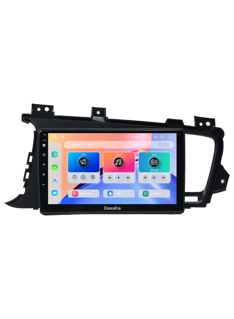 Dasaita Android13 Car Stereo for KlA K5 Optima 2011-2013 Wireless Carplay & Android Auto Car Radio|Qualcomm 665|9" QLED Screen|Wifi+4G LTE|6+64G|DTS Head Unit|Optical Output
