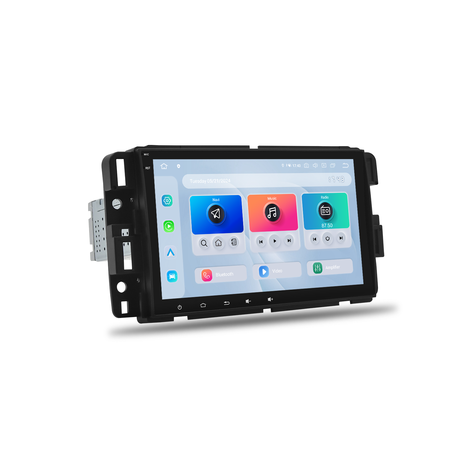 Dasaita Android13 Car Stereo for Chevrolet/GMC/Bulck Enclave 2006-2014 Wireless Carplay & Android Auto Car Radio| Qualcomm 665 | 8" QLED Screen | Wifi+4G LTE |6G+64G|DTS|GPS Navigation Head Unit| Optical Output