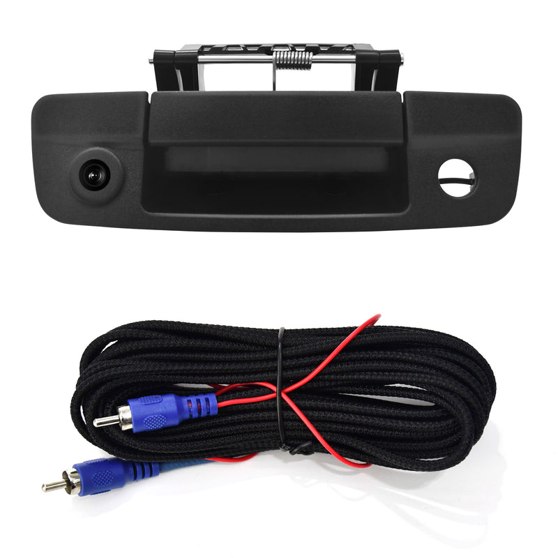 Dasaita Tailgate Handle Reverse Camera, Fit for Dodge Ram 1500 2500 3500 2009-2017 OEM Replacement, AHD 1080P Rear View Camera Backup Camera with Wiring Harness, 170° Wide Angle, IP68 Waterproof