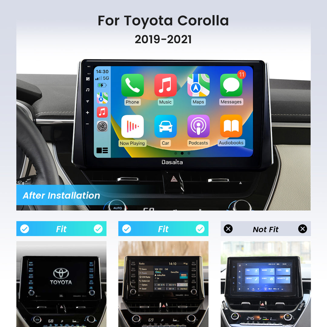 Dasaita Vivid11 Toyota Yaris 2018 2019 2020 Car Stereo 10.2 Inch Carpl