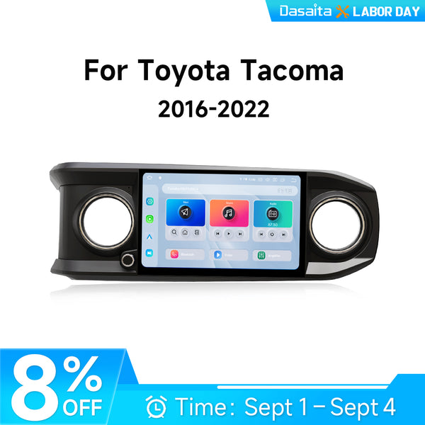 Dasaita Android 13 Car Stereo for Toyota Tacoma 2016-2022 Wireless Carplay & Android Auto Car Radio|Qualcomm 665|11.6"QLED Screen|Wifi+4G LTE|8+256G|DTS Head Unit|Optical Output