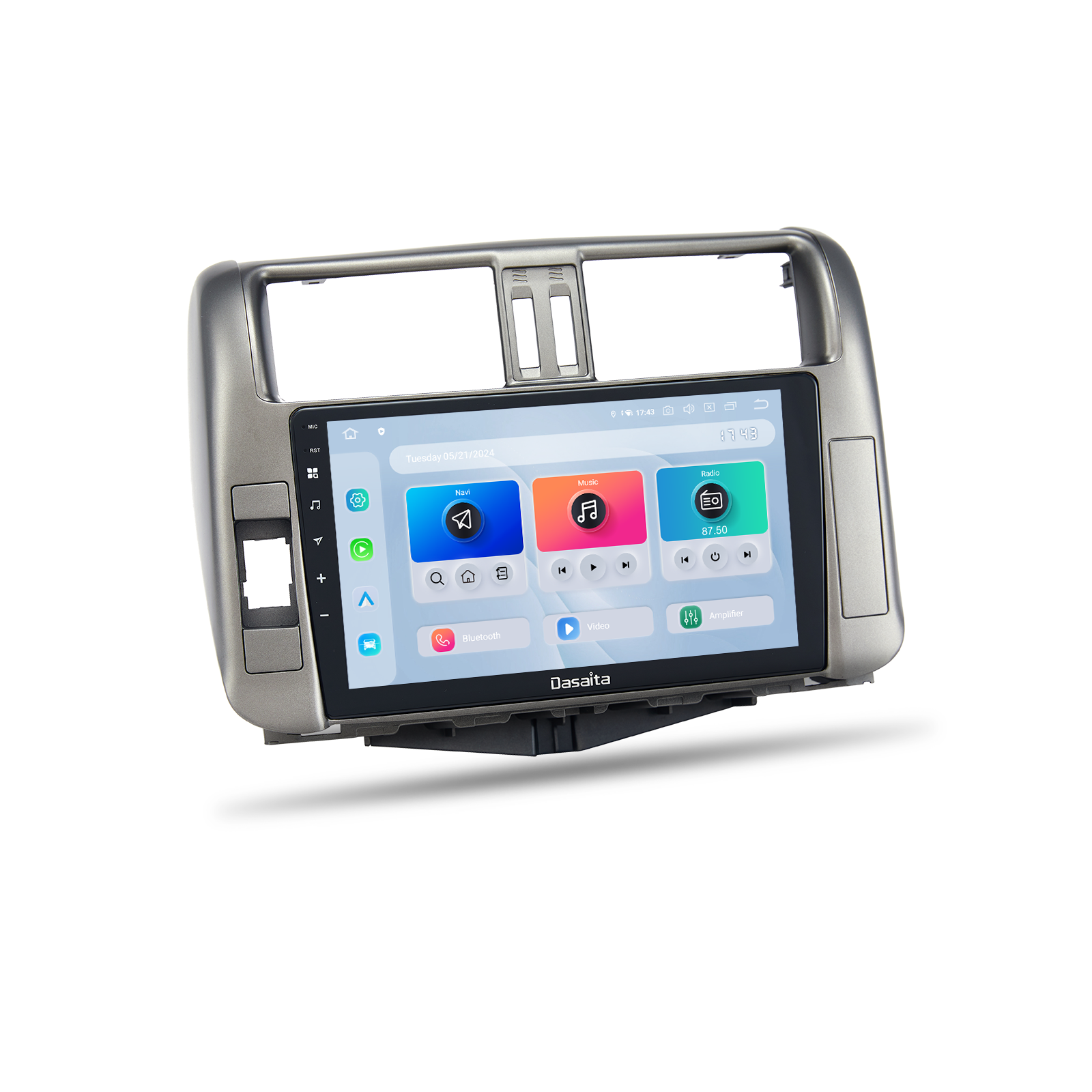 Dasaita Android13 Car Stereo for Toyota Prado 2010-2013 Wireless Carplay & Android Auto Car Radio| Qualcomm 665 | 9" QLED Screen | Wifi+4G LTE |6G+64G|DTS|GPS Navigation Head Unit| Optical Output