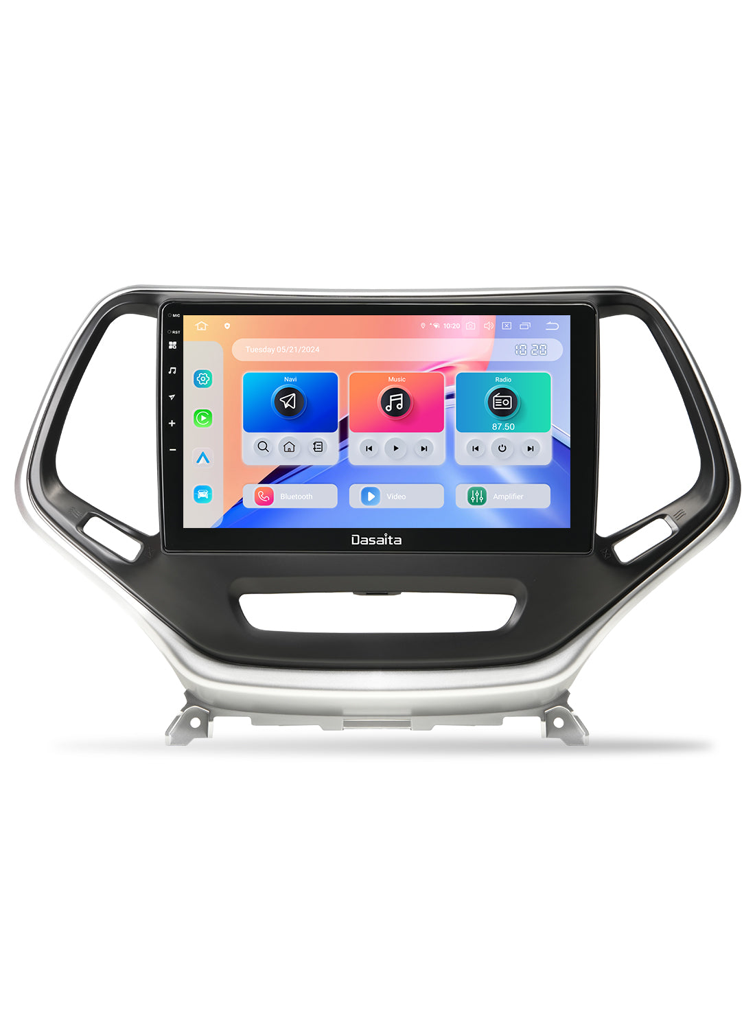 Dasaita Android13 Car Stereo for Jeep Cherokee 2013-2019 Wireless Carplay & Android Auto Car Radio| Qualcomm 665 | 10.2" QLED Screen | Wifi+4G LTE |6G+64G|DTS|GPS Navigation Head Unit| Optical Output