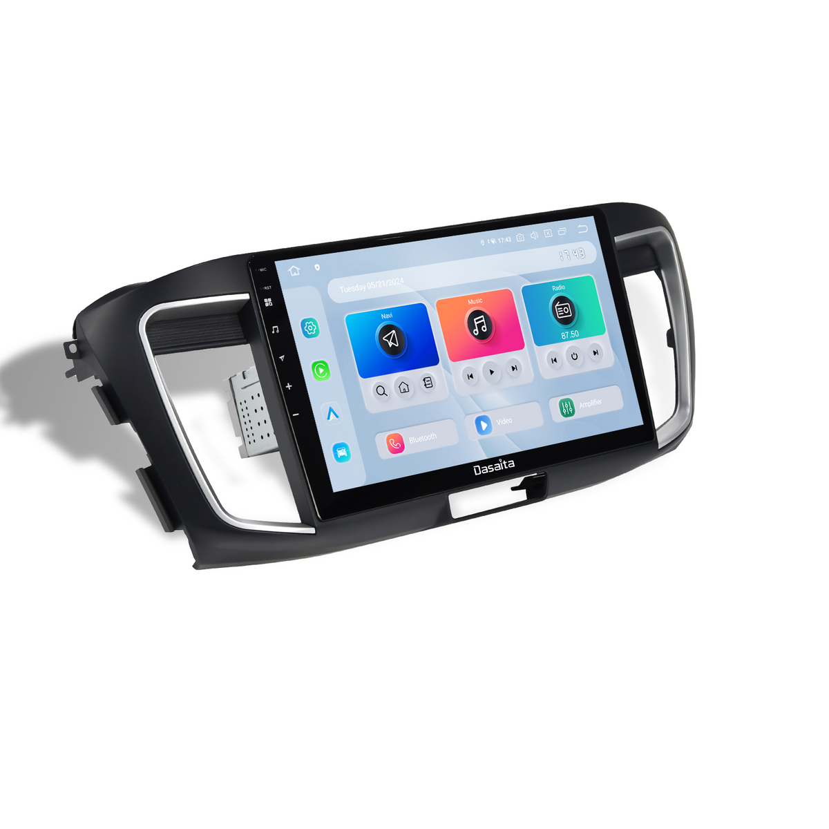 Dasaita Android13 Honda Accord 2013-2017 LHD 10.2 inch QLED wireless CarPlay GPS navigation head unit