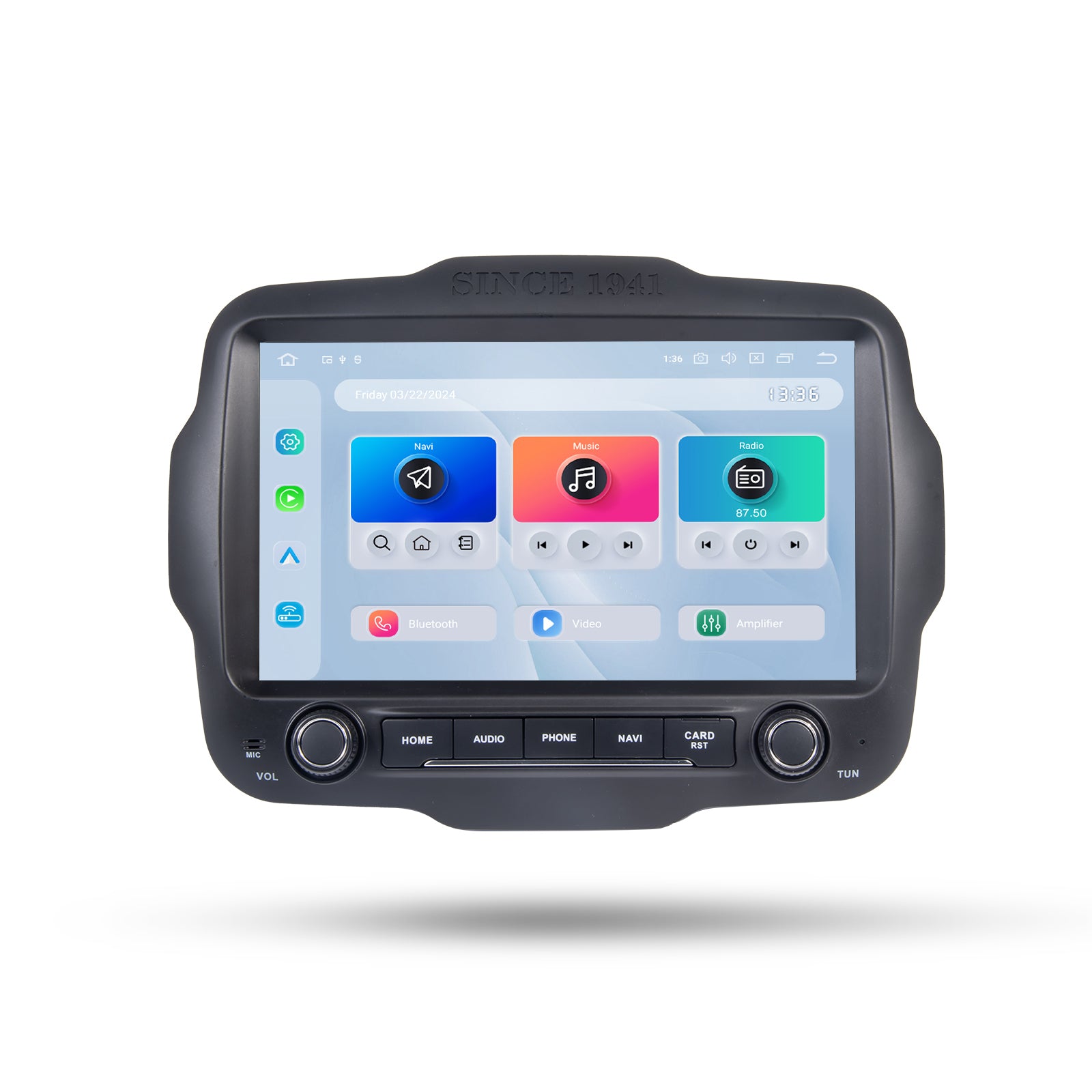 Dasaita Android13 Car Stereo for Jeep Renegade 2015-2022 Wireless Carplay & Android Auto Car Radio| Qualcomm 665 | 9" QLED Screen | Wifi+4G LTE |8G+256G|DTS|GPS Navigation Head Unit| Optical Output