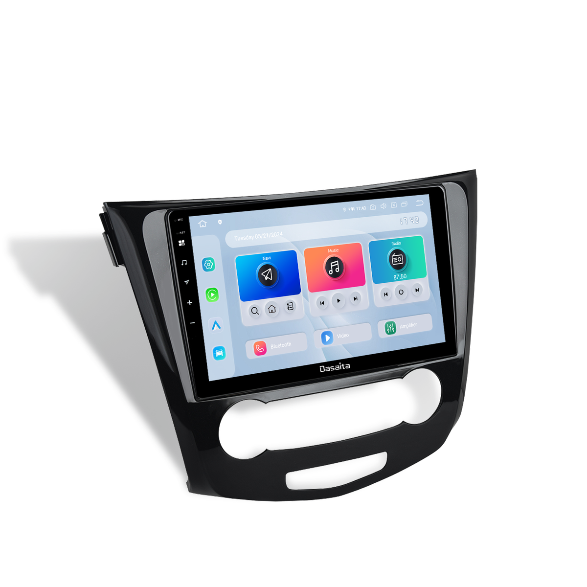Dasaita Android 13 Car Stereo for Nissan Qashqai Rogue 2014-2020 Manua