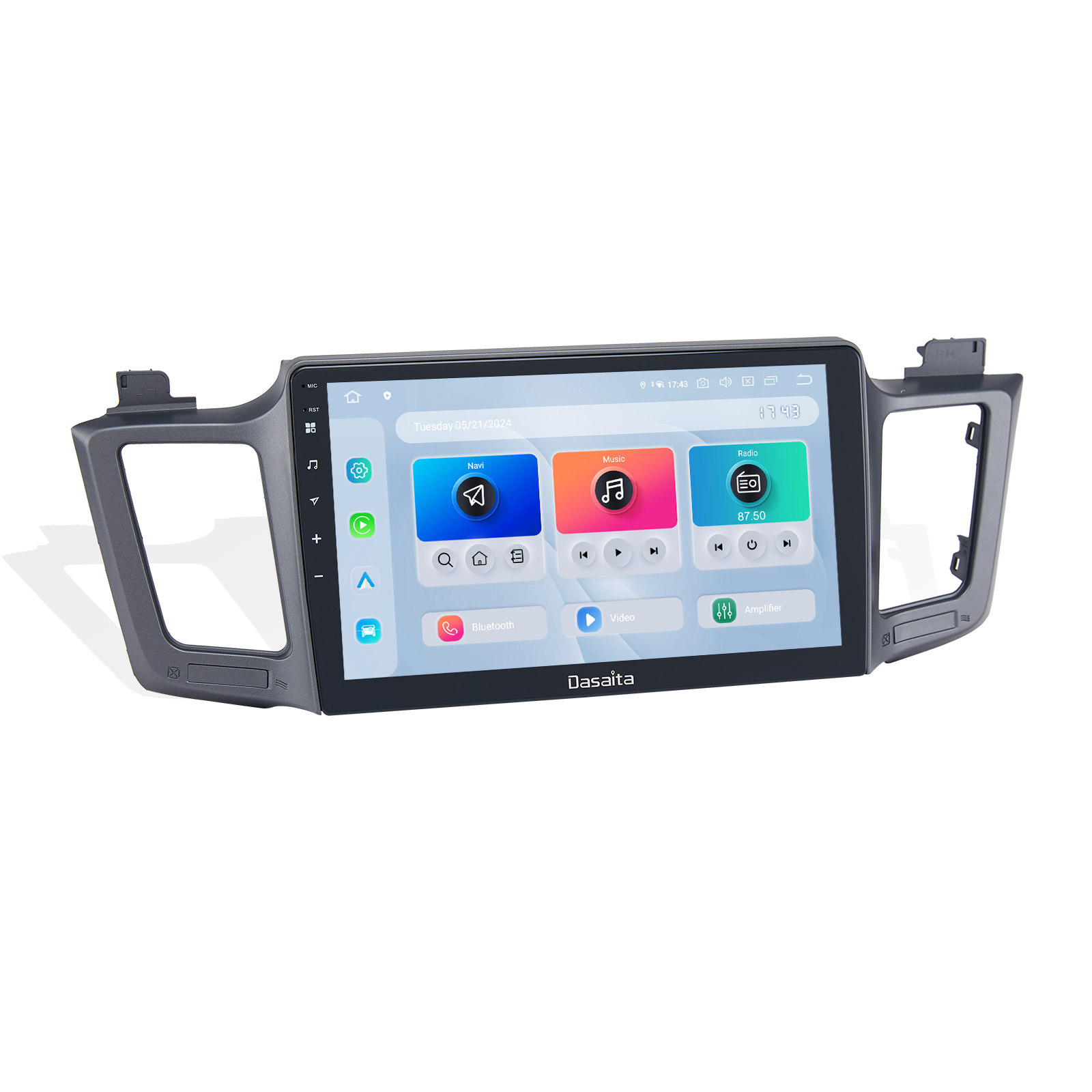 Dasaita Android 13 Car Stereo for Toyota RAV4 2013-2018 | Wireless CarPlay Android Auto | 10.2" QLED Screen GPS Navigation Head Unit