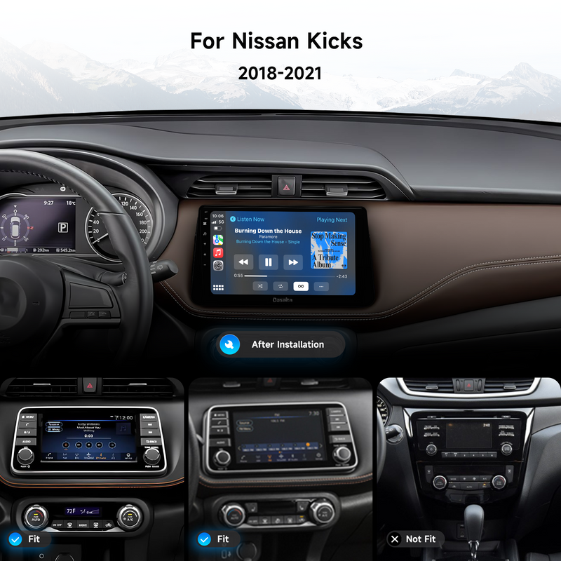 Dasaita Android13 Car Stereo for Nissan Kicks Micra 2016-2021 Wireless Carplay & Android Auto Car Radio| Qualcomm 665 | 10.2" QLED Screen | Wifi+4G LTE |6G+64G|DTS|GPS Navigation Head Unit| Optical Output