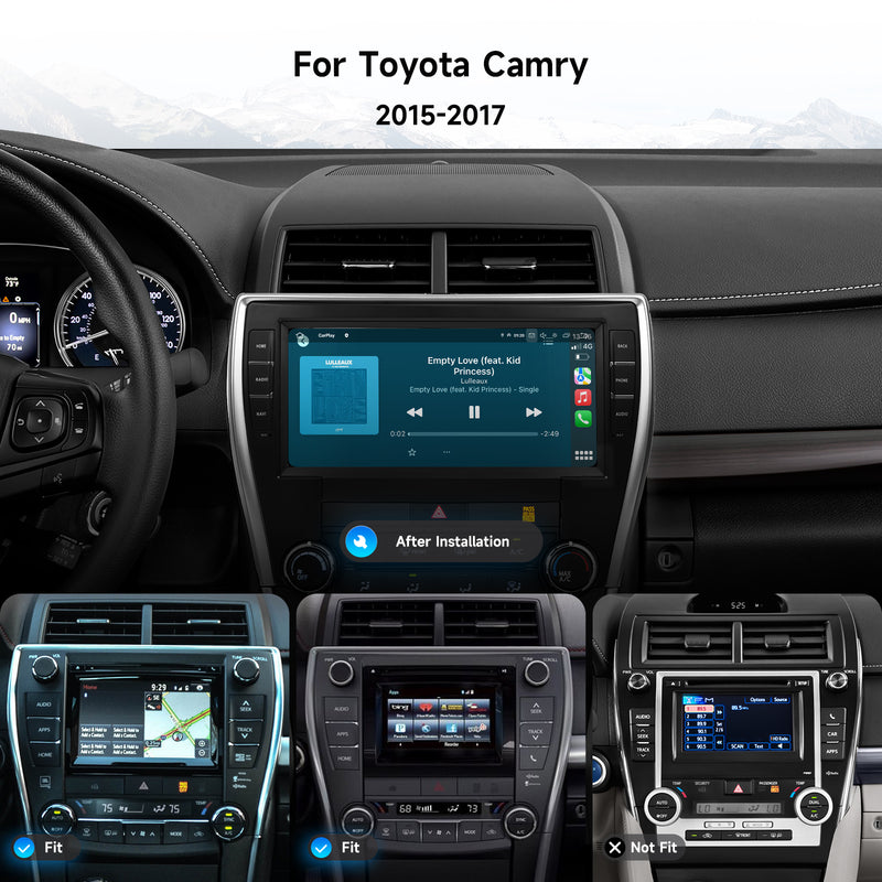 Dasaita Android13 Car Stereo for Toyota Camry 2015 2016 2017 Wireless Carplay & Android Auto Car Radio | Qualcomm 665 | 10.33" QLED Screen | Wifi+4G LTE | 8G+256G | DTS|GPS Navigation Head Unit | Optical Output