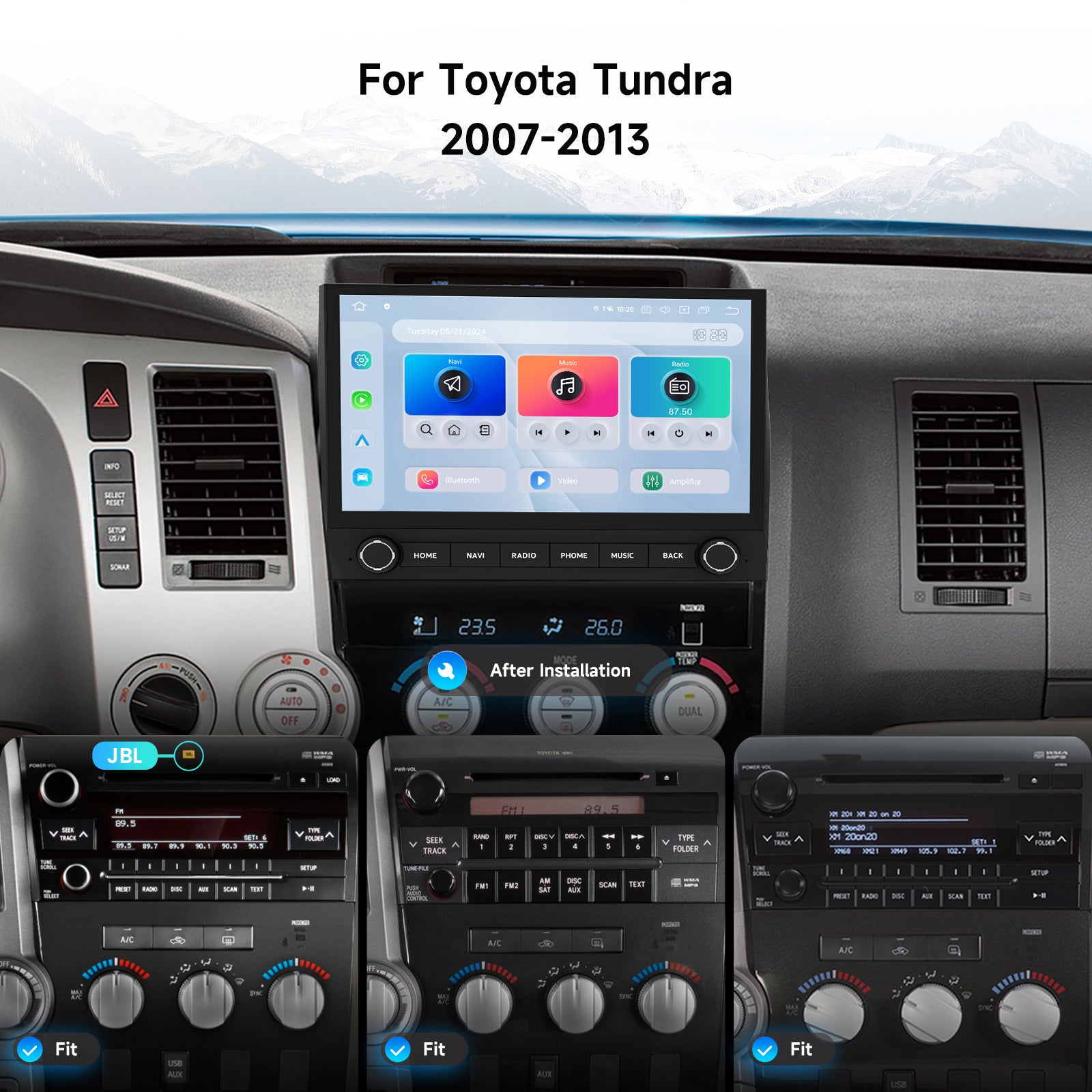 Dasaita Toyota Tundra (07-13) Android Radio | Qualcomm 665