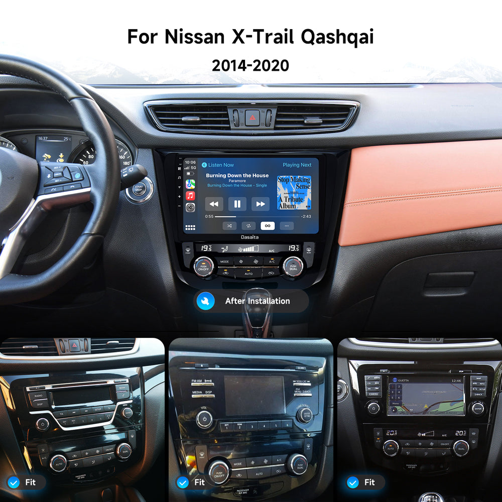 Dasaita Android13 Car Stereo for Nissan X-Trail Qashqai Rogue 2014-2020