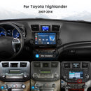 Dasaita Android13 Car Stereo for Toyota Highlander 2007-2014 Wireless Carplay & Android Auto Car Radio | Qualcomm 665 | 10.2" QLED Screen | Wifi+4G LTE | 6G+64G | DTS|GPS Navigation Head Unit | Optical Output