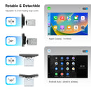 Dasaita Android13 Car Stereo for Universal 2 Din 13.3" Wireless Carplay & Android Auto Car Radio | Qualcomm 665 |2K QLED Screen| Wifi+4G LTE|6G+64G/8+256G|DTS|GPS Navigation Head Unit|Optical Output