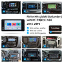 Dasaita Android 13 Car Stereo for Mitsubishi Universal Lancer ASX Outlander Pajero| Wireless CarPlay & Android Auto | 7" QLED Screen with Knob | Plug & Play | OEM Function Retention