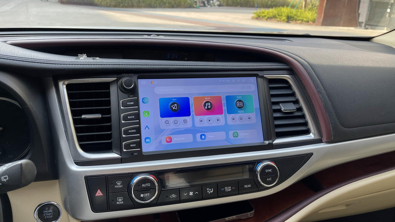 Dasaita Android13 Car Stereo for Toyota Highlander 2015-2019 Wireless Carplay & Android Auto Car Radio | Qualcomm 665 | 10.2" QLED Screen | Wifi+4G LTE | 6G/8G+64G/256G | DTS|GPS Navigation Head Unit | Optical Output
