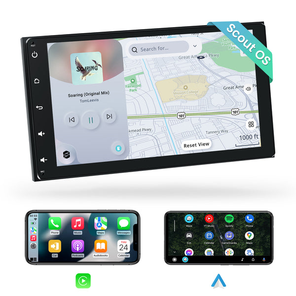 Dasaita Scout10 Toyota Corolla Sienna Tacoma Prius 2014 2015 2016 2017 2018 2019 2020 Car Stereo 9 Inch Carplay Android Auto PX6 4G+64G Android10 1280*720 DSP AHD Radio