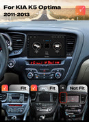 Dasaita Android13 Car Stereo for KlA K5 Optima 2011-2013 Wireless Carplay & Android Auto Car Radio|Qualcomm 665|9" QLED Screen|Wifi+4G LTE|6+64G|DTS Head Unit|Optical Output