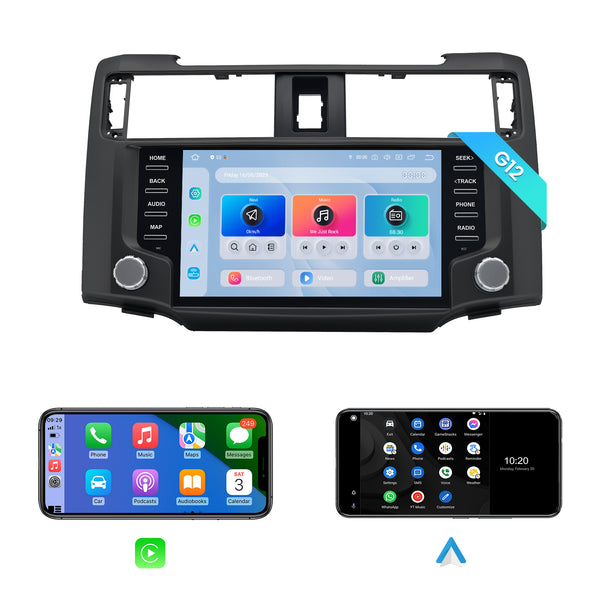 Dasaita Android 12 Car Stereo for Toyota 4Runner 2010-2023 Black Wireless Carplay & Android Auto Car Radio | Qualcomm 665 | 9" QLED Screen | Wifi+4G LTE | 4G+64G/8G+256G | DSP Head Unit | Optical Output