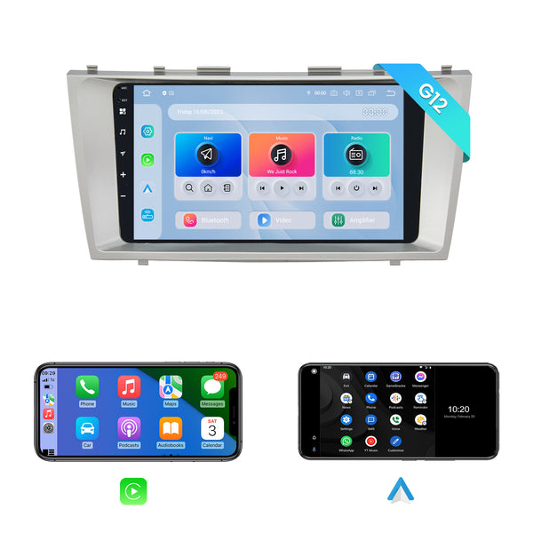 Dasaita Android12 Car Stereo for Toyota Camry 2007-2011 Wireless Carplay & Android Auto Car Radio | Qualcomm 665 | 9" QLED Screen | Wifi+4G LTE | 4G+64G | DSP|GPS Navigation Head Unit | Optical Output