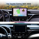 Dasaita Vivid13 Car Stereo for Toyota Camry 2021–2023 | 11.6" QLED Touchscreen | Wireless CarPlay & Android Auto | 8+256GB | Plug & Play GPS Navigation Head Unit