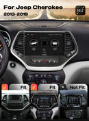 Dasaita Android13 Car Stereo for Jeep Cherokee 2013-2019 Wireless Carplay & Android Auto Car Radio| Qualcomm 665 | 10.2" QLED Screen | Wifi+4G LTE |6G+64G|DTS|GPS Navigation Head Unit| Optical Output