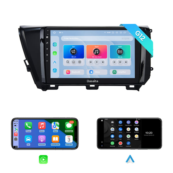Dasaita Android12 Car Stereo for Toyota Camry 2018 2019 Wireless Carplay & Android Auto Car Radio | Qualcomm 665 | 10.2" QLED Screen | Wifi+4G LTE | 6G+64G | DSP|GPS Navigation Head Unit | Optical Output