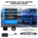 Dasaita USB TPMS APP good quality Car Tire Pressure Monitoring Sensor external system real time for Android car stereo player Accessory
