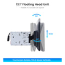 Dasaita Android13 Car Stereo for Universal 2 Din 13.1" Wireless Carplay & Android Auto Car Radio | Qualcomm 665 |2K QLED Screen| Wifi+4G LTE|6G+64G|DTS|GPS Navigation Head Unit|Optical Output