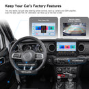 Dasaita Android13 Car Stereo for Jeep Wrangler JL/Gladiator JT 2018-2022 Wireless Carplay & Android Auto Car Radio | Qualcomm 665 | 10.2" QLED Screen | Wifi+4G LTE | 8G+256G | DTS|GPS Navigation Head Unit | Optical Output