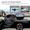 Dasaita Android13 Car Stereo for Toyota Corolla 2019-2022 Wireless Carplay & Android Auto Car Radio | Qualcomm 665 | 12.3" QLED Screen | Wifi+4G LTE | 8G+256G | DTS|GPS Navigation Head Unit | Optical Output