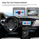 Dasaita Android13 Car Stereo for Toyota Auris 2013–2014 | 10.2" QLED Touchscreen | Wireless CarPlay & Android Auto | Plug & Play GPS Navigation | DAB+ Digital Radio | 6GB/8GB RAM + 64GB/256GB | DTS Premium Sound | 4G LTE & WiFi