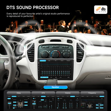 Android 13.0 Car Stereo With Carplay – For Toyota Highlander 2000–2007, 2+32GB, 9" Touchscreen
