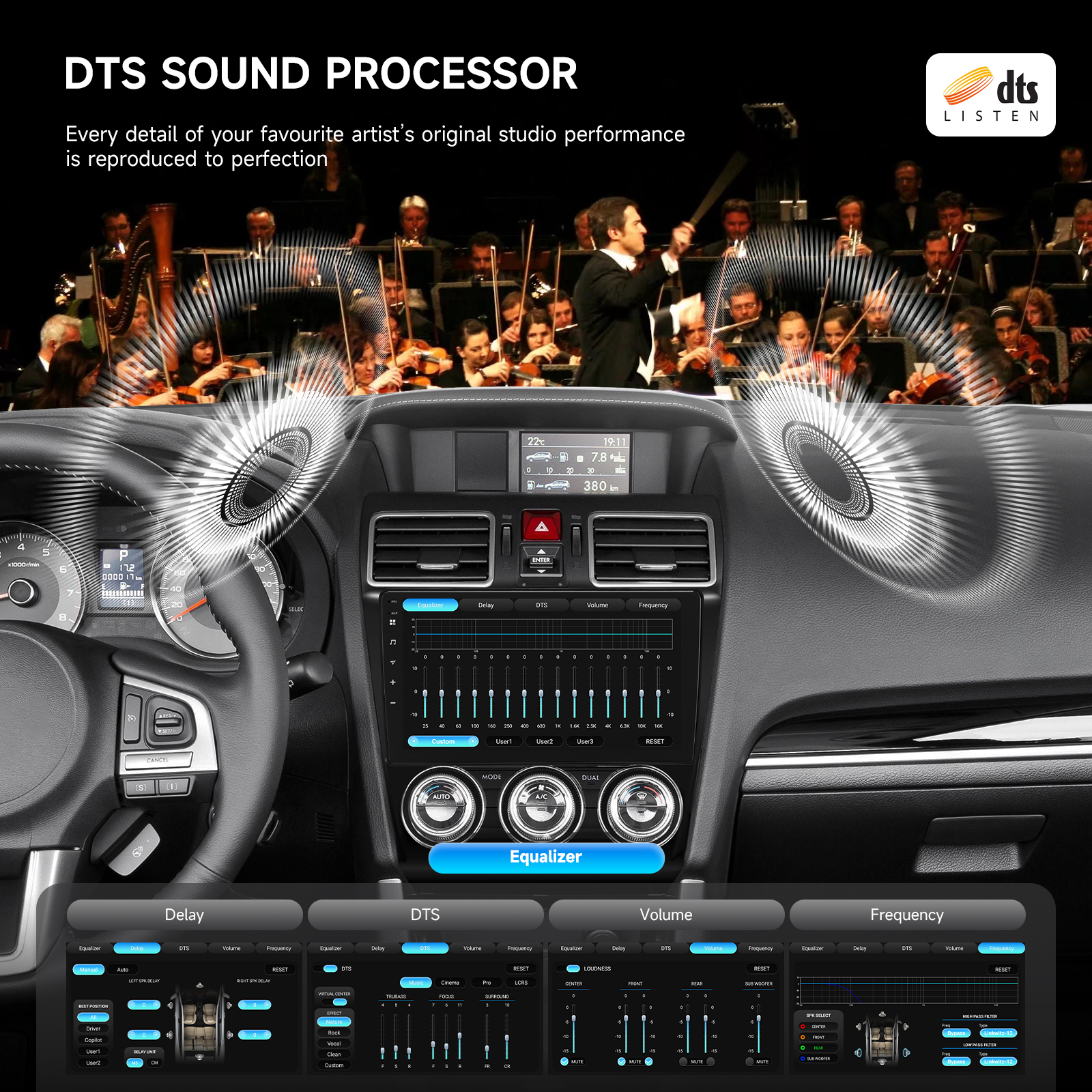 Dasaita Android 13 Car Stereo for 2015-2018 Subaru Forester 4 & 2016-2021 Subaru WRX Wireless Carplay & Android Auto Car Radio | Qualcomm 665 | 9"/8" QLED Screen | Wifi+4G LTE | 6G+64G | DTS Head Unit | Optical Output