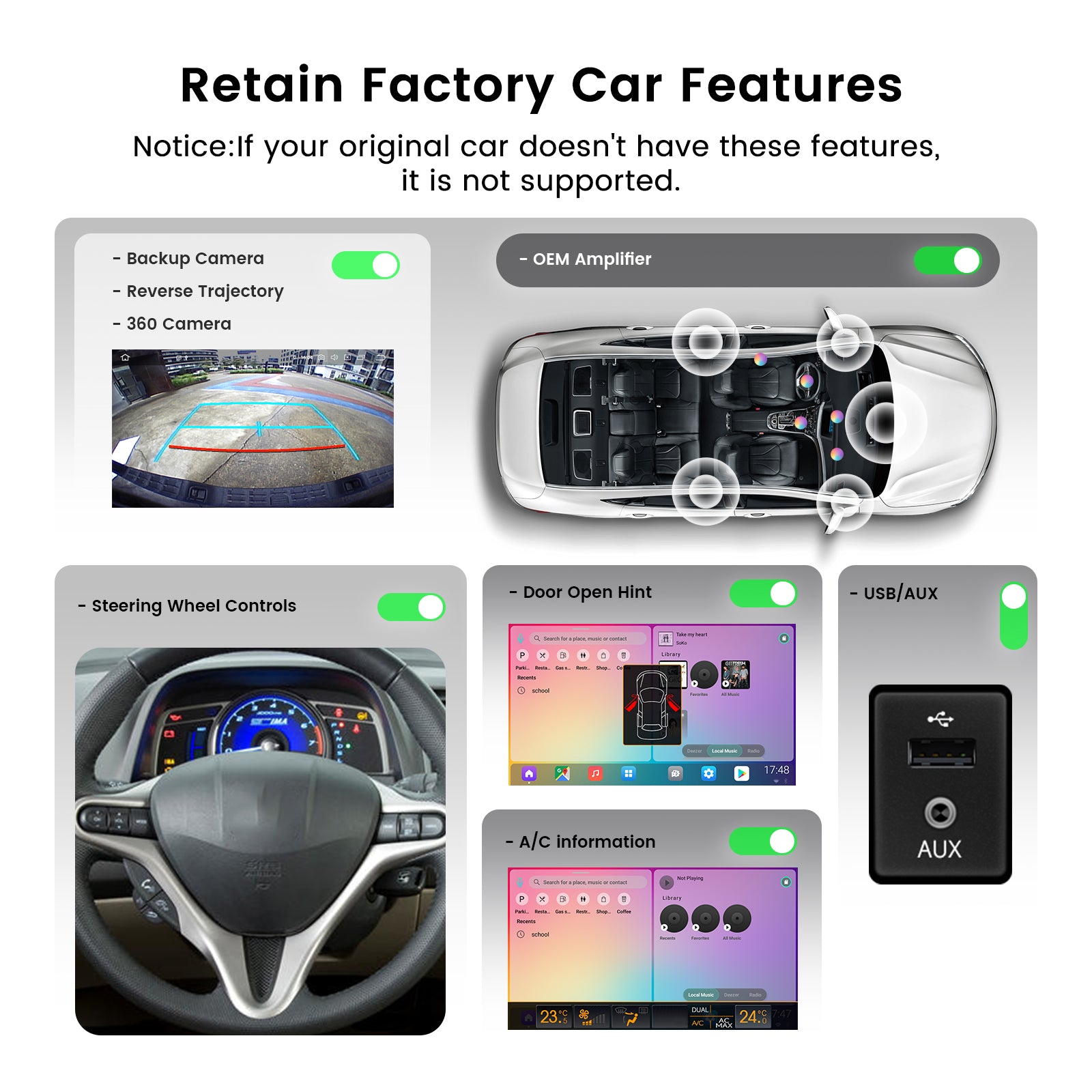 Dasaita Vivid13 for Toyota 4Runner 2010-2023 Car Stereo 10.25 Inch Wireless Carplay Android Auto 8G+256G Android13 Silver 1920*720 DTS AHD Radio