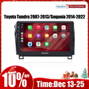 Dasaita Android13 Car Stereo for Toyota Tundra 2007-2013/Sequoia 2014-2022 LHD Wireless Carplay & Android Auto Car Radio | Qualcomm 665 | 10.2" QLED Screen | Wifi+4G LTE | 6G+64G | DTS|GPS Navigation Head Unit | Optical Output