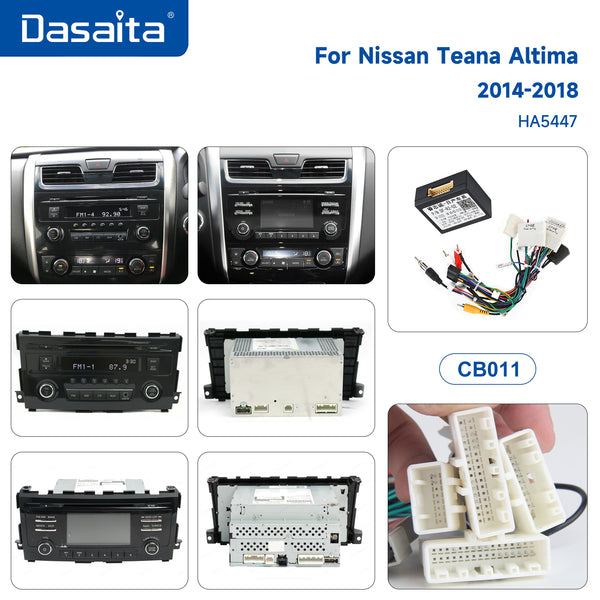 Dasaita Vivid11 Nissan Teana Altima 2014 2015 2016 2017 2018 Car Stereo 9 Inch Carplay Android Auto PX6 4G+64G Android11 1280*720 DSP AHD Radio