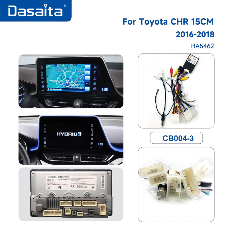 Toyota C-HR car stereo plug and play