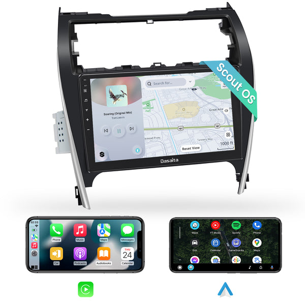Dasaita Scout10 Toyota Camry 2012 2013 2014 Car Stereo 10.2 Inch Carplay Android Auto PX6 4G+64G Android10 1280*720 DSP AHD Radio