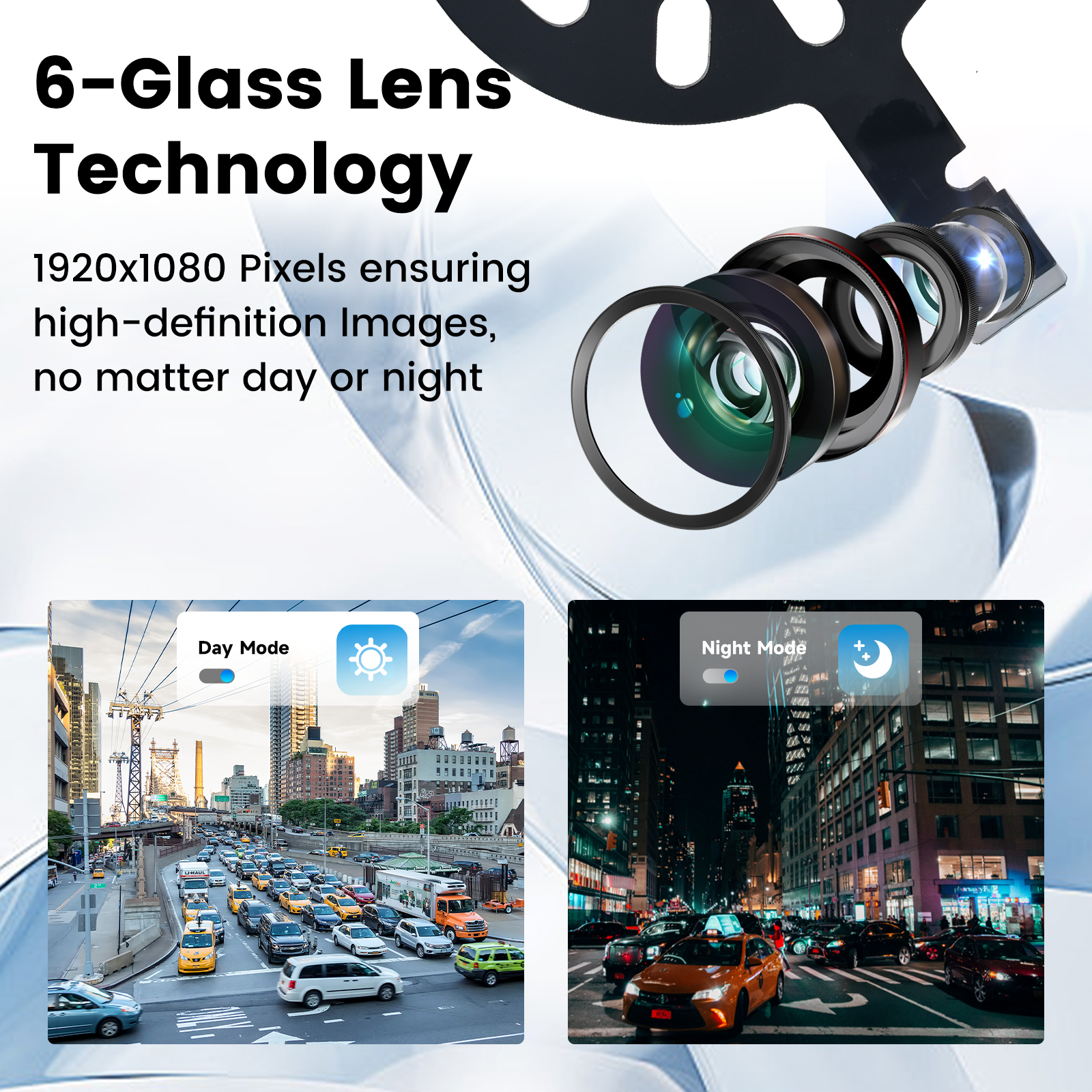 Dasaita Backup Camera for Jeep Wrangler 2007-2018 Spare Tire Mount, Rear View Aftermarket Camera for JK JKU Rubicon Sahara Sport Unlimited w/Wiring Harness, 170°Wide Angle, IP68 Waterproof, Guidelines