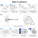 Dasaita USB TPMS APP good quality Car Tire Pressure Monitoring Sensor external system real time for Android car stereo player Accessory