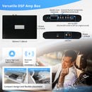 Dasaita HA-ST5 Plug & Play 4-Channel Car DSP Amplifier - High Power, Bluetooth Audio, Extreme Temp Resistance, Customizable Sound for Premium In-Car Audio